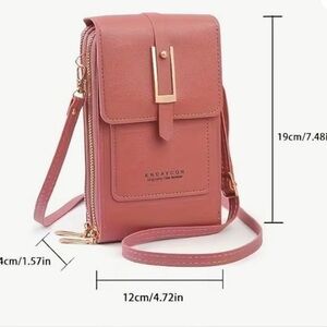 ***ENDAYCON*** NWOT Deep or Dark Pink Crossbody Bag for Women